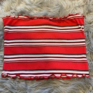 Striped Tube Top